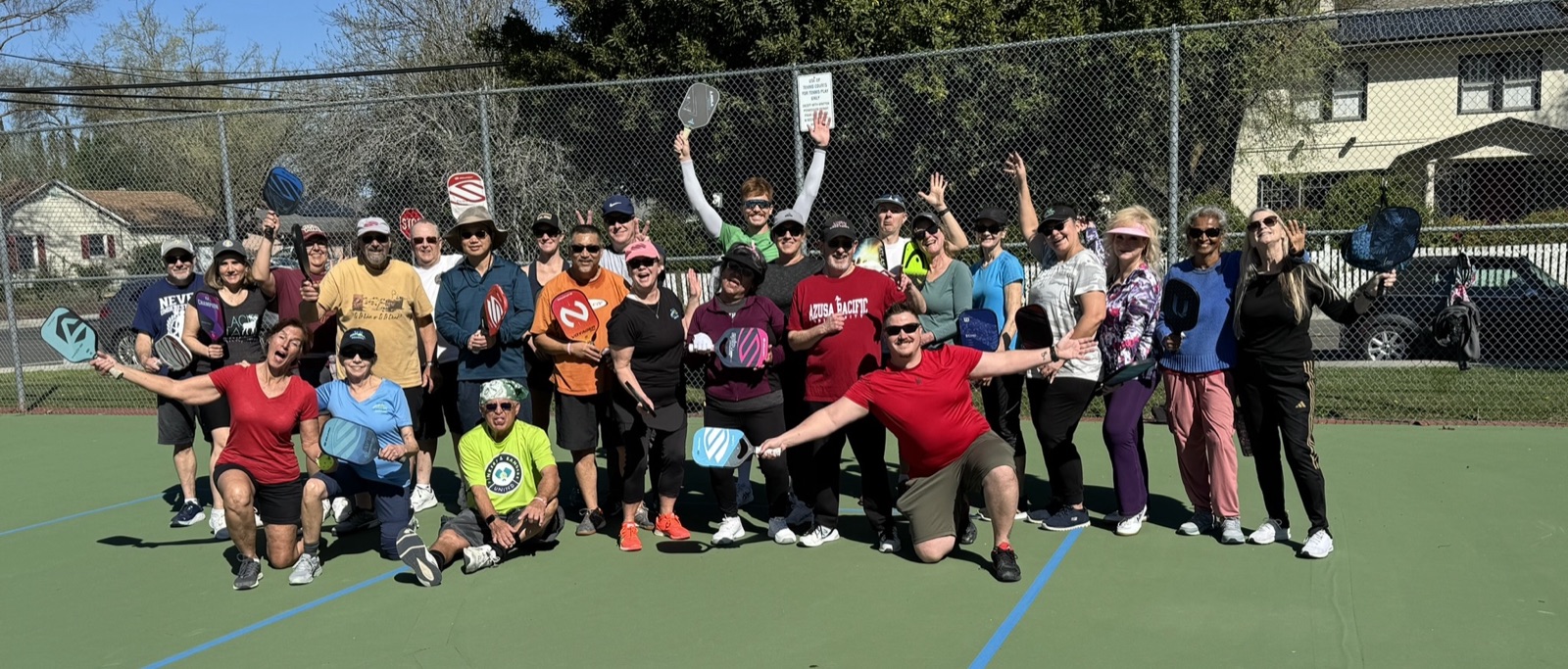 Woodland Pickleball group photo